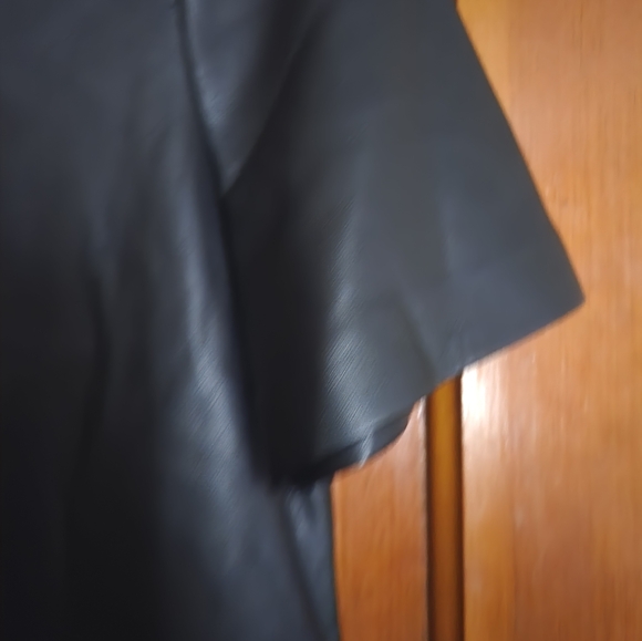 Faux leather shorts sleeve dress NWT Z Supply women's Medium - Picture 4 of 6